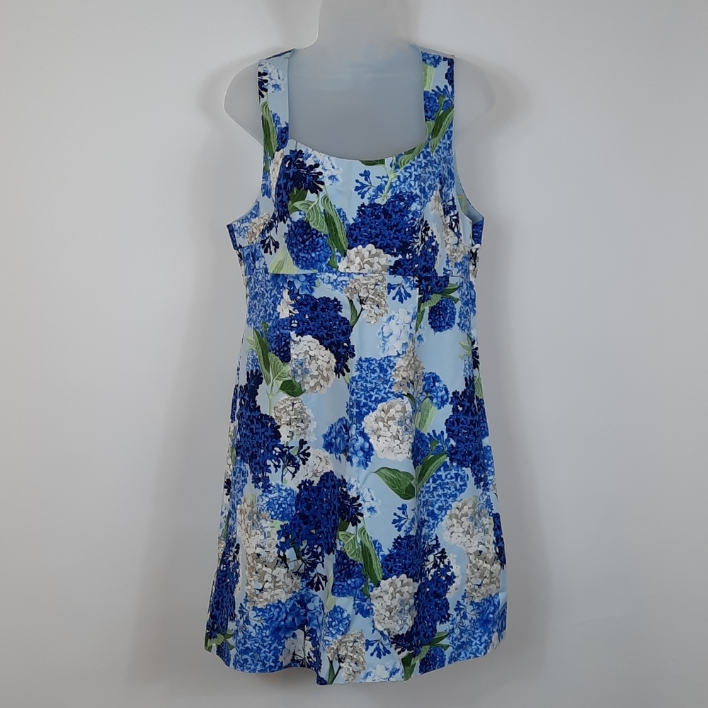 CeCe Blue &White Hydrangea 💙 Dress NWT 🆕️ **LAST CALL**